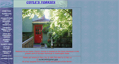 Desktop Screenshot of coylesyorkie.com
